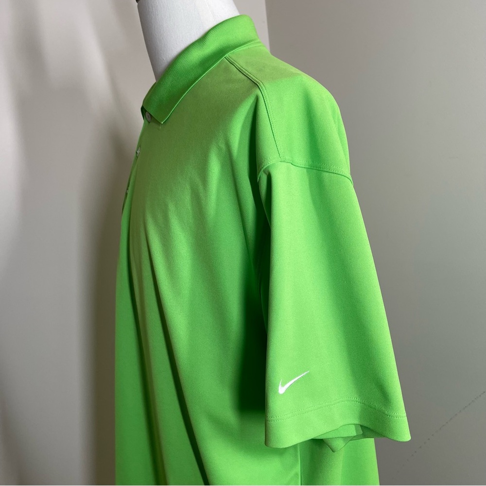 Infiniti Nike Golf Men’s- XXL -Micro Pique Lightweight Grass Green Polo Shirt - Picture 3 of 12